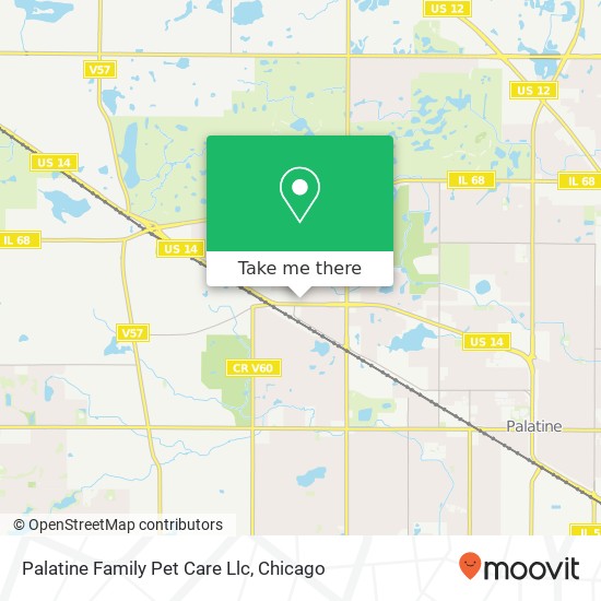 Palatine Family Pet Care Llc map