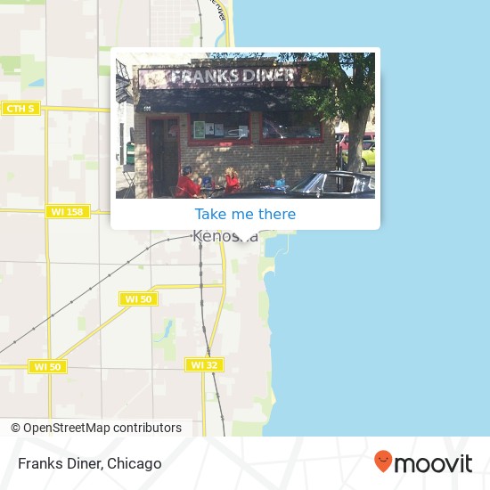 Mapa de Franks Diner