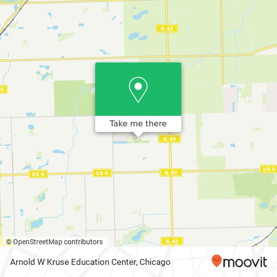 Arnold W Kruse Education Center map