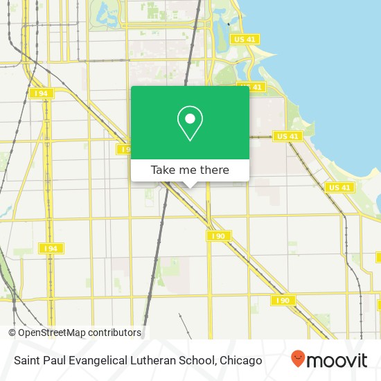 Saint Paul Evangelical Lutheran School map