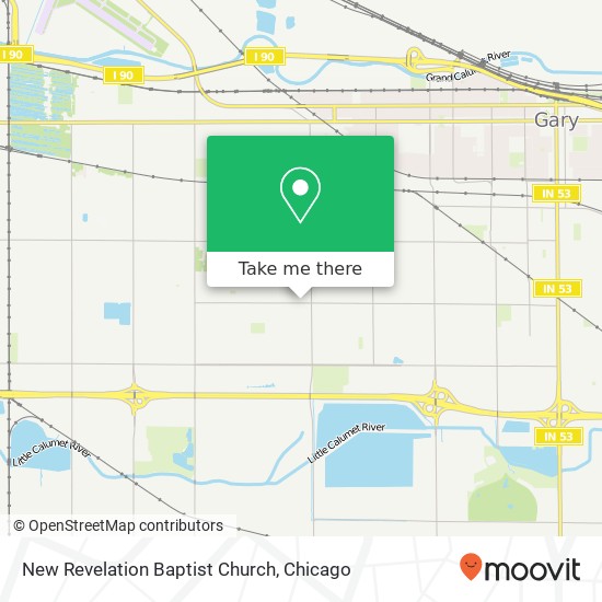 New Revelation Baptist Church map