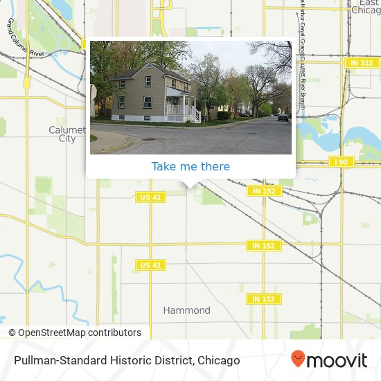 Mapa de Pullman-Standard Historic District