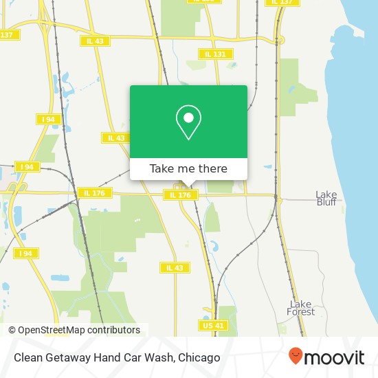 Mapa de Clean Getaway Hand Car Wash