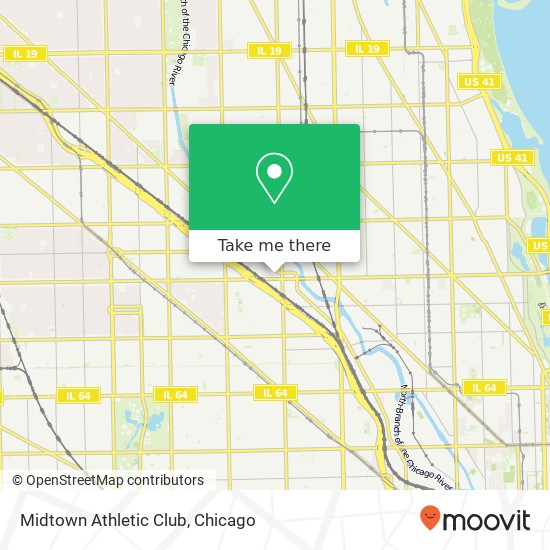 Mapa de Midtown Athletic Club