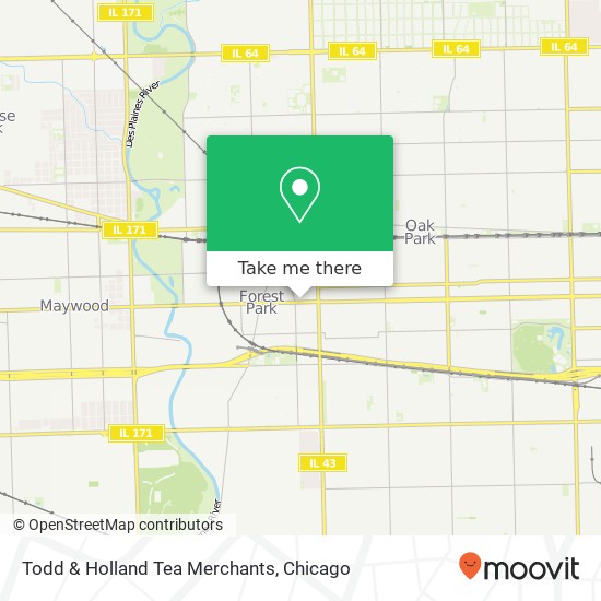 Todd & Holland Tea Merchants map