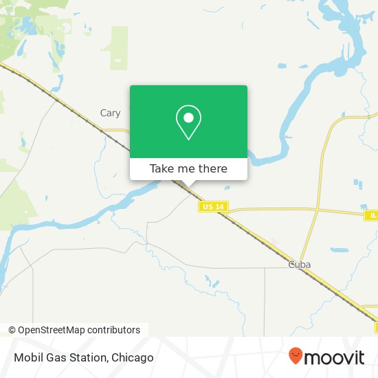 Mapa de Mobil Gas Station