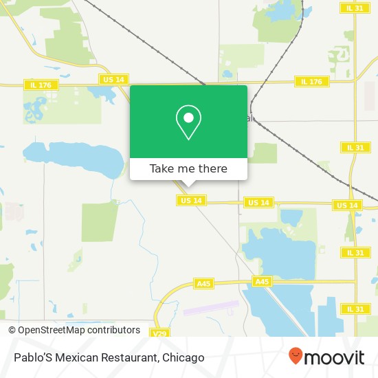 Mapa de Pablo’S Mexican Restaurant