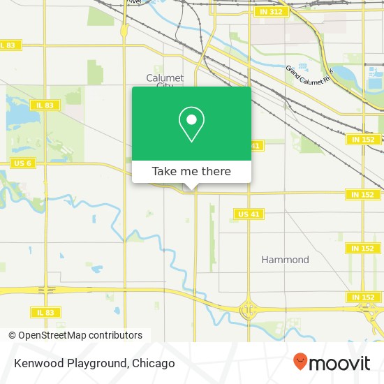 Kenwood Playground map