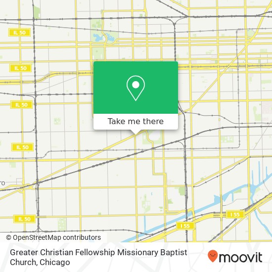 Greater Christian Fellowship Missionary Baptist Church map