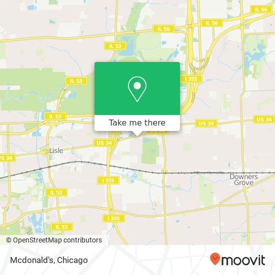 Mcdonald's map