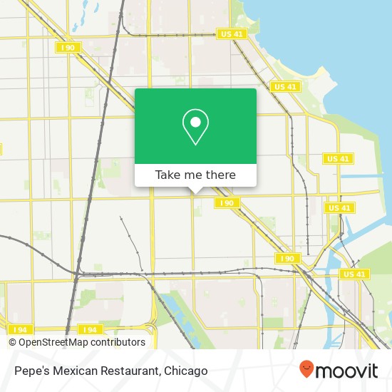 Mapa de Pepe's Mexican Restaurant