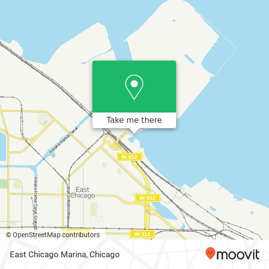 East Chicago Marina map