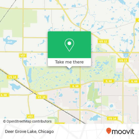 Mapa de Deer Grove Lake