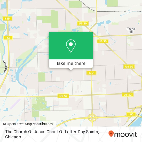 The Church Of Jesus Christ Of Latter-Day Saints map