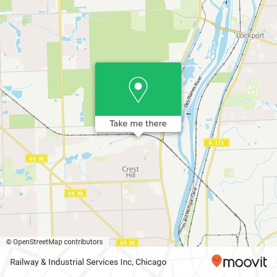 Mapa de Railway & Industrial Services Inc