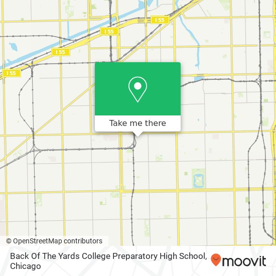 Back Of The Yards College Preparatory High School map