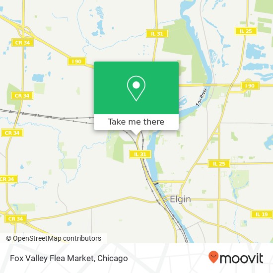 Fox Valley Flea Market map