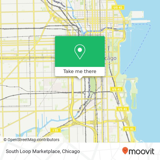 South Loop Marketplace map