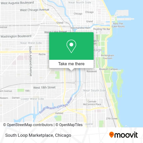 South Loop Marketplace map