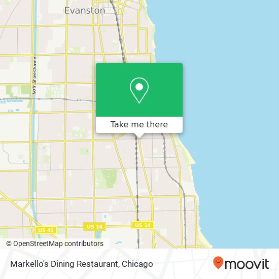 Mapa de Markello's Dining Restaurant