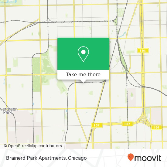 Brainerd Park Apartments map