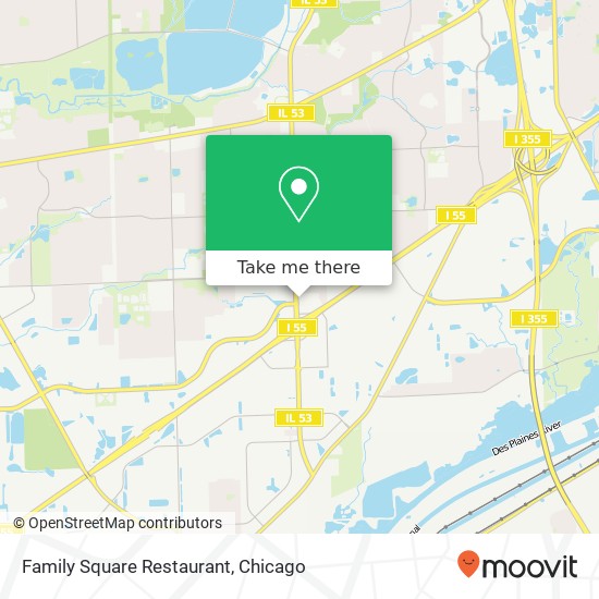 Family Square Restaurant map