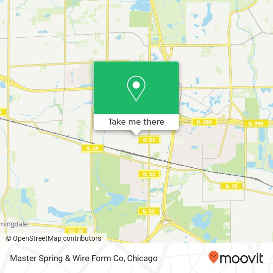 Master Spring & Wire Form Co map