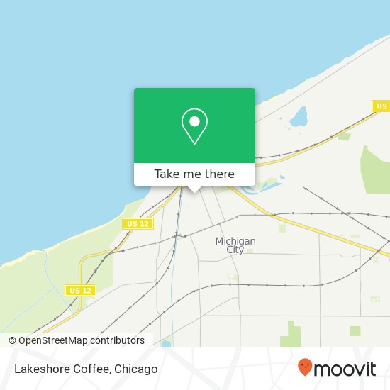 Lakeshore Coffee map