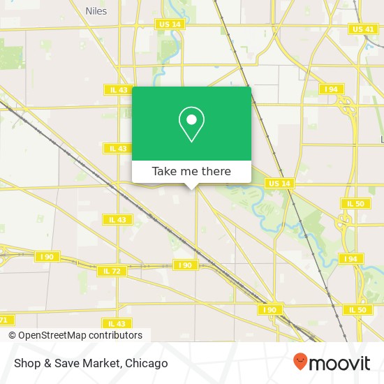 Shop & Save Market map