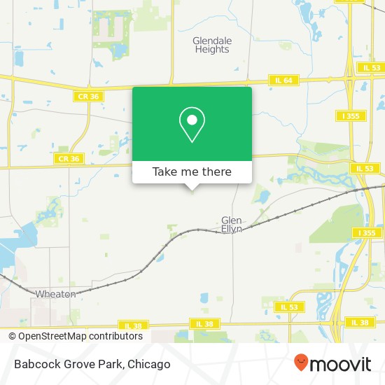 Mapa de Babcock Grove Park