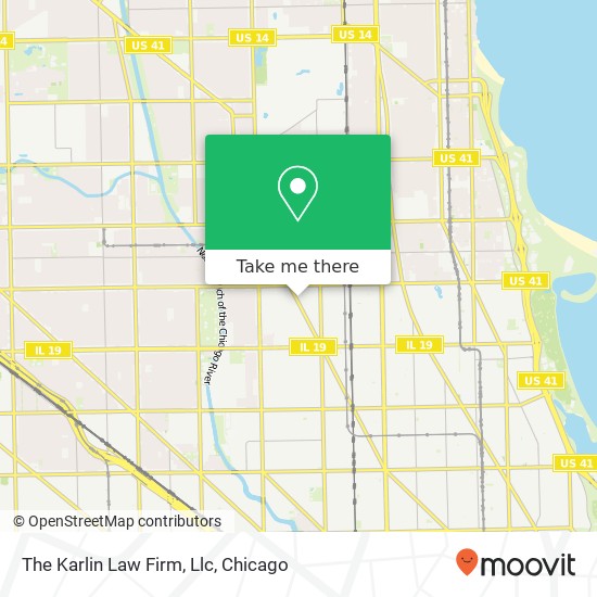 The Karlin Law Firm, Llc map