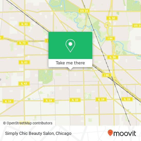 Simply Chic Beauty Salon map