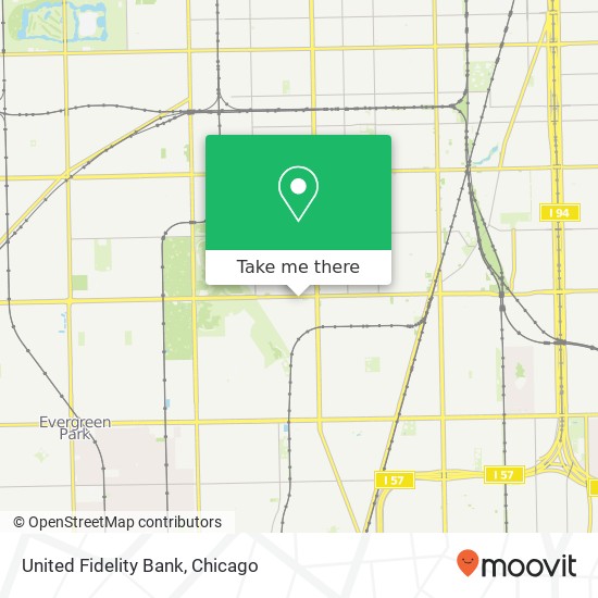 Mapa de United Fidelity Bank