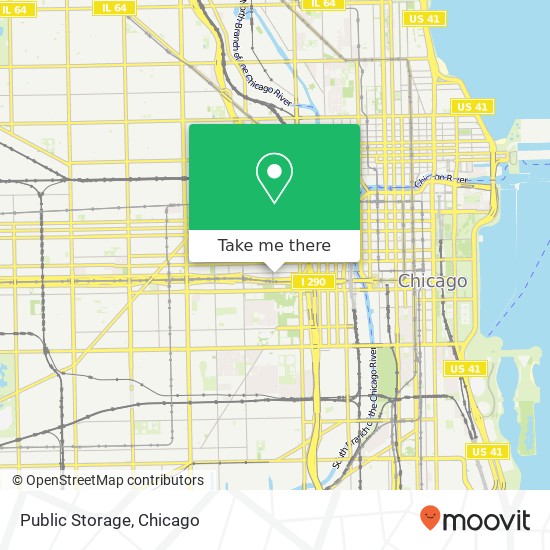 Public Storage map