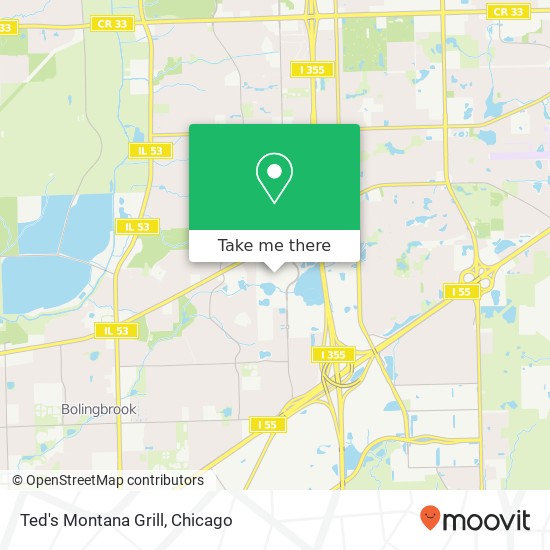 Mapa de Ted's Montana Grill