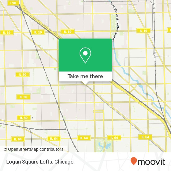 Logan Square Lofts map