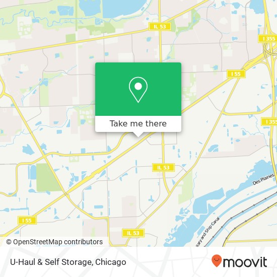 Mapa de U-Haul & Self Storage
