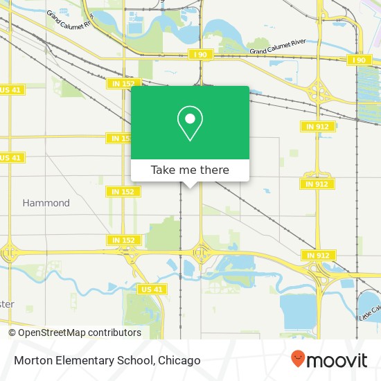 Mapa de Morton Elementary School