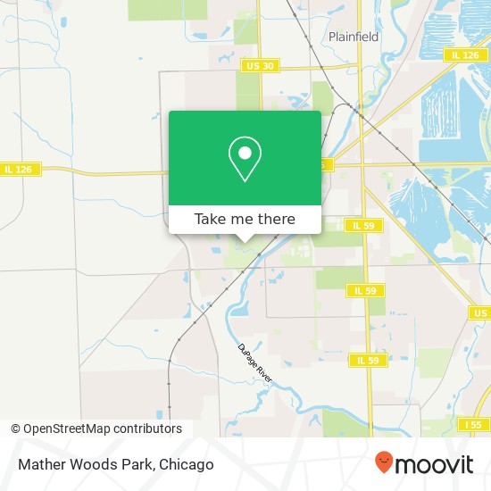 Mather Woods Park map