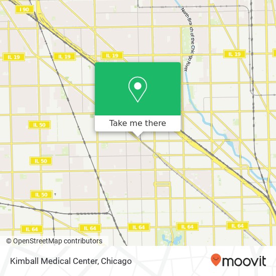 Mapa de Kimball Medical Center