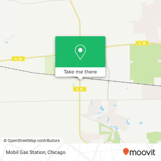 Mobil Gas Station map