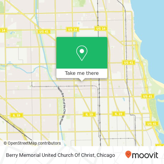 Mapa de Berry Memorial United Church Of Christ