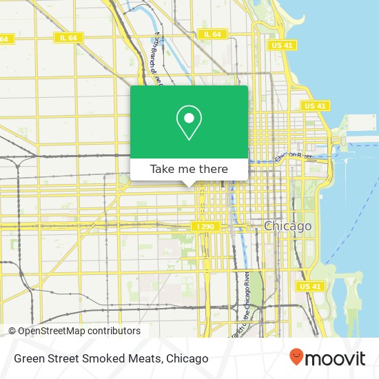 Green Street Smoked Meats map