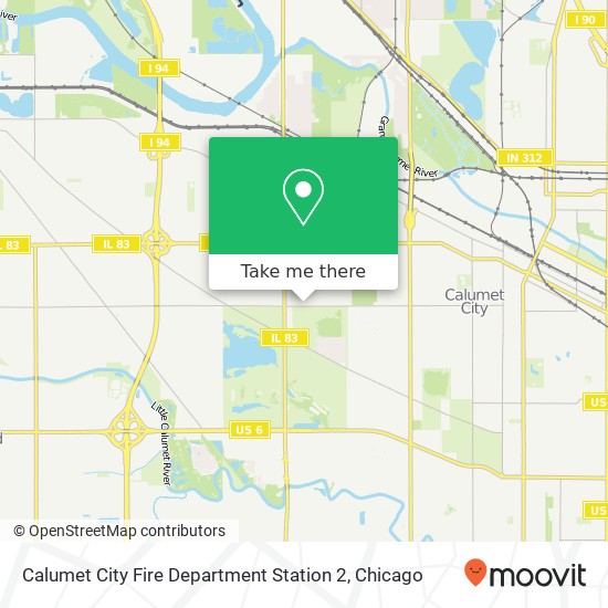 Mapa de Calumet City Fire Department Station 2