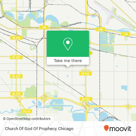 Church Of God Of Prophecy map
