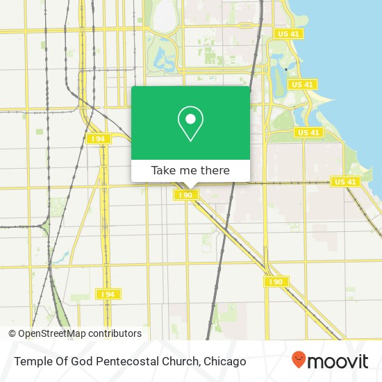 Temple Of God Pentecostal Church map