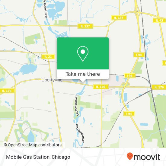 Mobile Gas Station map