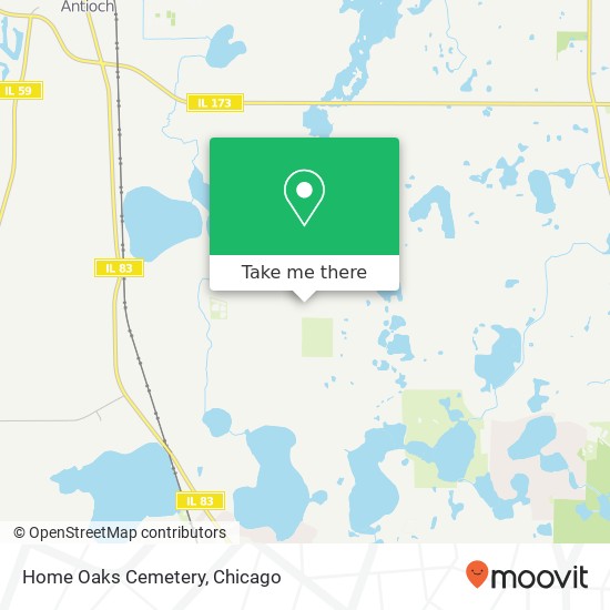 Home Oaks Cemetery map