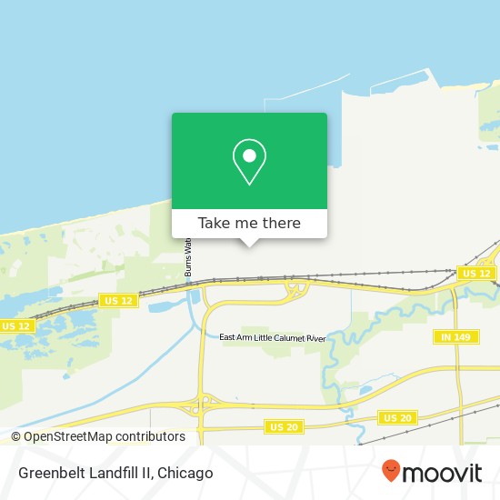 Greenbelt Landfill II map