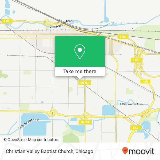 Christian Valley Baptist Church map